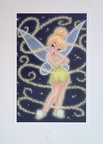 Disney Embossed Tinker Bell Surrounded with Pixie Dust