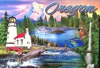 Oregon-Collage of State Landmarks