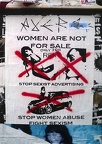 Crow-Women are not for Sale graffiti