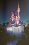 Disney Cinderella's Castle by Moonlight