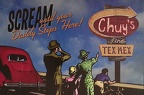 Chuy's Fine Tex-Mex - Scream until daddy stops here! Ad card