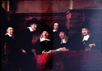 Rembrandt-The syndics of the drapers guild