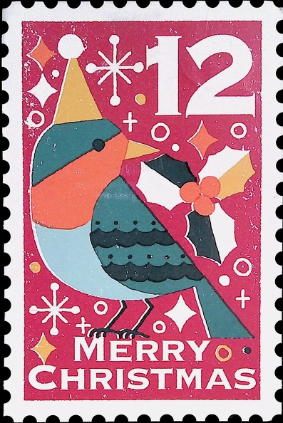 tokidokitraveller-Japanese Christmas Bird and Holly.jpg