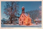lavendel1982, Postcard DE-11166198 Received, Chapel in Klais in Werdenfelser Land (3 Jan 2022)
