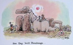 How they built Stonehenge Cartoon