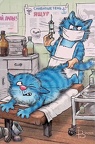 Myers4321, Postcard US-8181323 Received, Vaccine Blue Cats (6 Feb 2022)