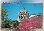 cliffside, Gift Postcard Received, Harrisburg, PA, State Capitol (8 Feb 2022)