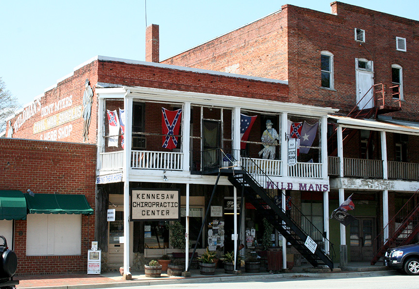 Wildman Dent Myers Civil War Surplus & Herb Shop, Kennesaw, GA, 2011.